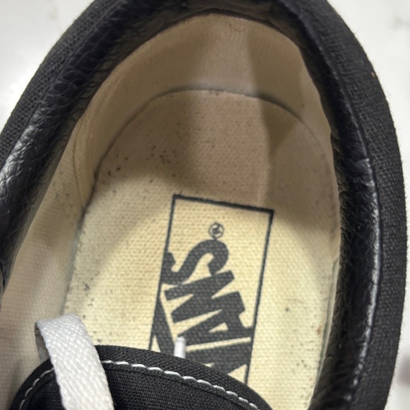 Vans Black and White Old Skool Low-Top Sneakers - Picture 11 of 13